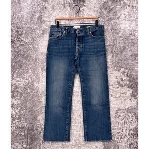 Nili Lotan Boyfriend Jeans 27 Womens Button Fly Crop Denim